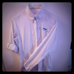 Collard white Columbia button down *2/$15 bundle*
